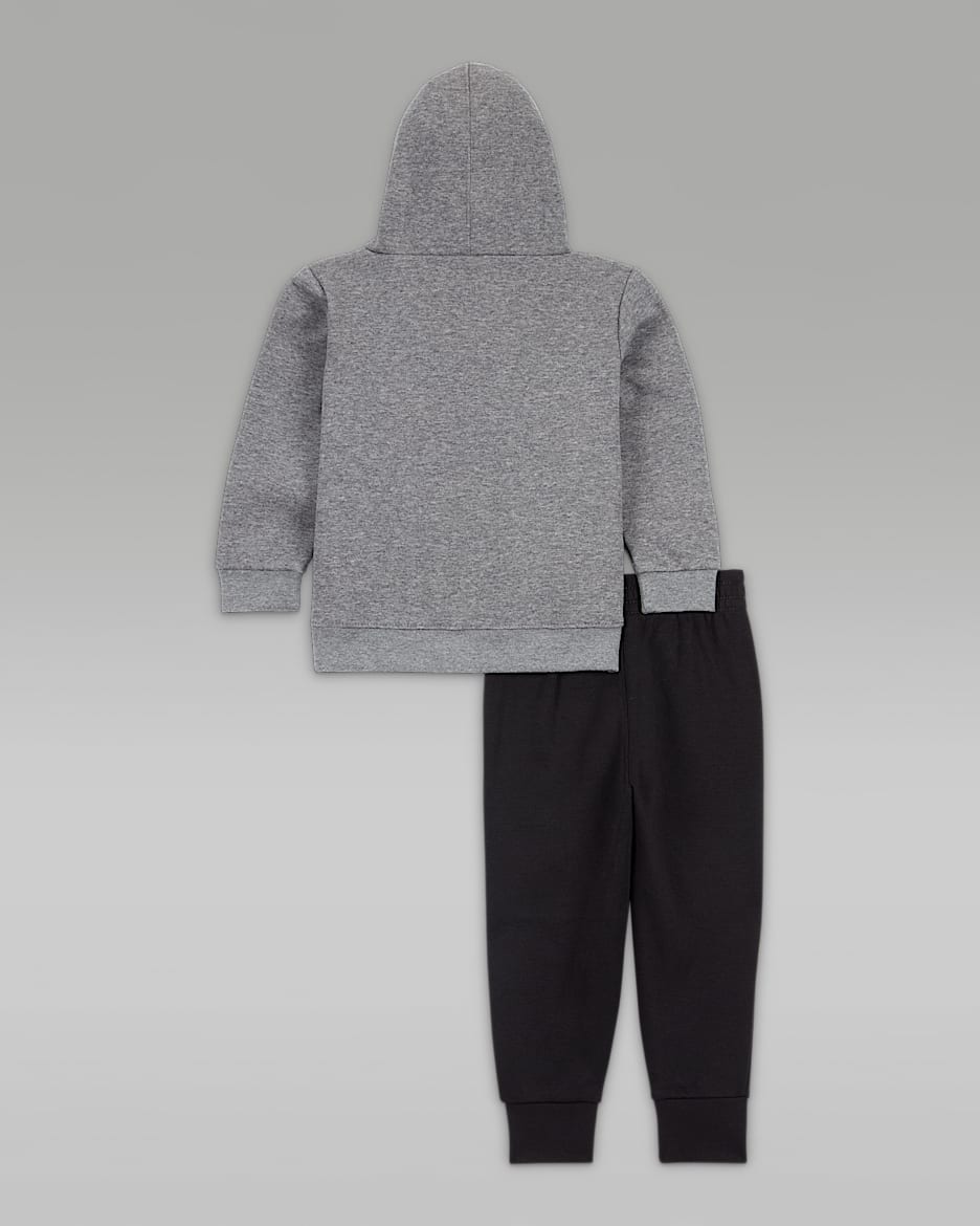 Conjunto de dos piezas de sudadera con gorro para bebe Jordan Sport DNA Fleece Pullover Hoodie Set